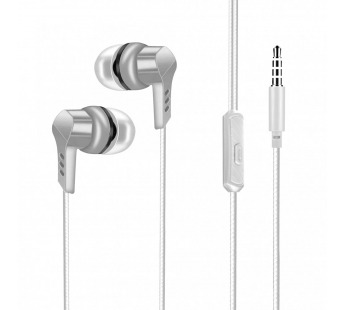 Наушники внутриканальные GFPower H01 с микр. белый (1/1000)#2122125