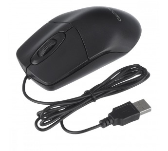 Мышь проводная GoPower GPM01 классическая USB черный (1/100)#2125812