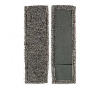 Насадка для швабры Рыжий кот MopM3-HС микрофибра 44х14см с карманами серый (1/5/150)#2115135