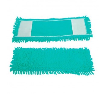 Насадка для швабры Рыжий кот MopM4-H «Лапша» микрофибра 44х14см с карманами бирюзовый (1/5/100)#2115138