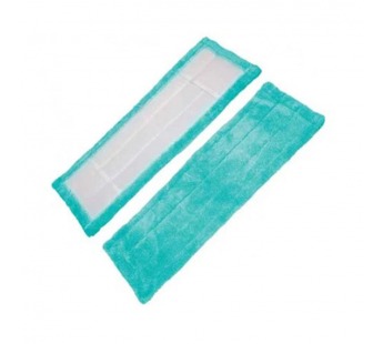 Насадка для швабры Рыжий кот микрофибра 44х14см с карманами 2шт. бирюзовый (1/12/60)#2115149