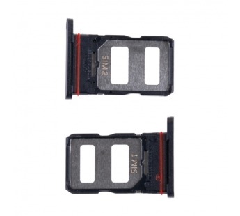 Держатель SIM для Tecno Spark 40 Pro+ (KM7) Черный#2116717