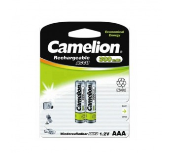 Аккумулятор бытовой Camelion HR03 AAA BL2 NI-CD 300mAh  (2/24/480)#2119729