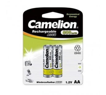 Аккумулятор бытовой Camelion HR6 AA BL2 NI-CD 800mAh  (2/24/480)#2119731