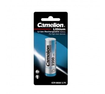 Аккумулятор Li-ion Camelion ICR18650 BL1 3.7V 2200mAh б/з (1/12/144)#2118275