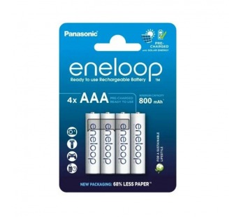 Аккумулятор предзаряженный RTU Panasonic HR03 AAA BL4 NI-MH eneloop 800mAh CN (Китай)#2118270