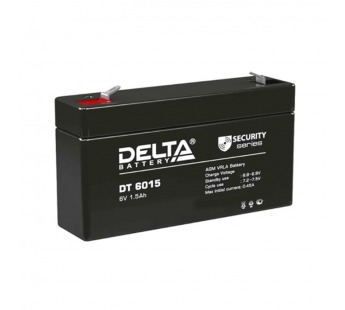 Аккумулятор свинцово-кислотный Delta DT 6015 6V 1.5Ah (1/20)#2118252
