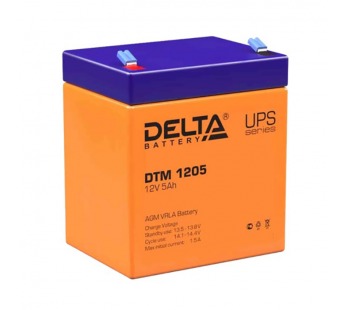 Аккумулятор свинцово-кислотный Delta DTM 1205 12V 5Ah (1/10)#2118250
