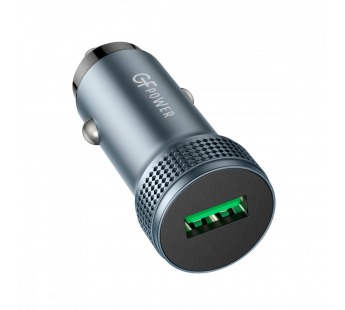 Автомобильное З/У GFPower A04Q 1USB 18W QC3.0 серый (1/13/130)#2122085