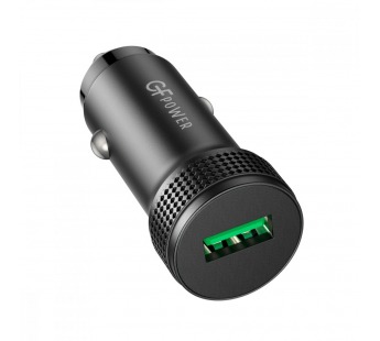 Автомобильное З/У GFPower A04Q 1USB 18W QC3.0 черный (1/13/130)#2122086
