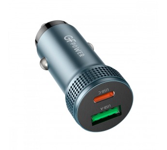 Автомобильное З/У GFPower A05PQ 1USB+1Type-C 38W PD,QC серый (1/13/130)#2122087