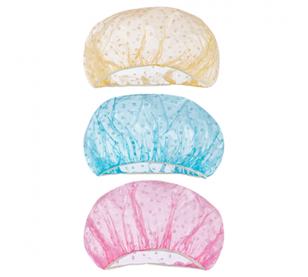 Набор шапочек для душа 3шт. ассорти (1/10/360)#2115524