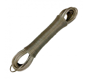 Шнур бельевой Рыжий кот 15м металлический суперпрочный (1/10/360)#2115502