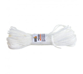 Шнур бельевой Рыжий кот 20м высокопрочный белый (1/10/100)#2115532