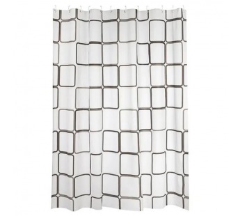 Штора для ванной Рыжий кот 180х180см PEVA квадраты (1/12/36)#2115531