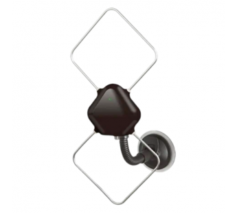 ТВ-Антенна комнатная Вектор AR-030 активная с питанием с усилителем DVB-T/T2 (1/10)#2117120