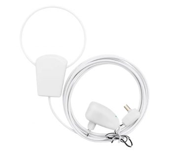 ТВ-Антенна комнатная Уралочка активная с питанием DVB-T/T2 3.0м 12V (1/40)#2117201