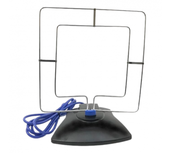 ТВ-Антенна комнатная Вектор AR-025 активная с питанием с усилителем DVB-T/T2 (1/50)#2117170