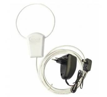 ТВ-Антенна комнатная Уралка УР-3Б активная с питанием DVB-T/T2#2117567