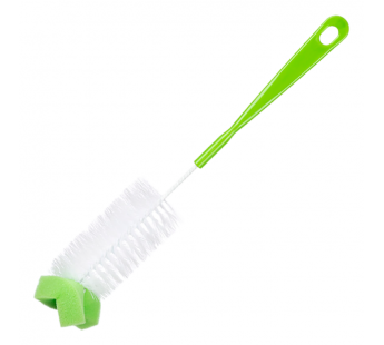 Ершик для мытья бутылок Рыжий кот KB-04 33см x 5см с губкой (1/12/96)#2115602
