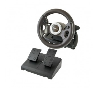 Игровой руль Defender Challenge TURBO +педали USB (64350)#2116516