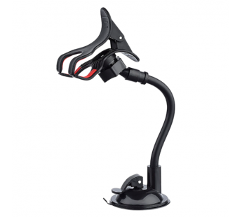 Держатель автомобильный GoPower GPA04 присоска черный (1/100)#2115919