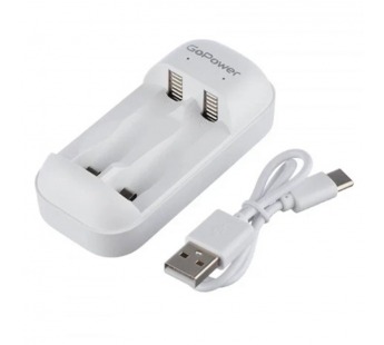 З/У для аккумуляторов GoPower BasicPlus Tech+ Ni-MH/Ni-Cd 2 слота с таймером (1/200)#2133378