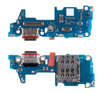 Шлейф для Realme 14 Pro 5G (RMX5056) плата системный разъем/разъем SIM/микрофон - Премиум#2123329