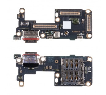 Шлейф для Realme GT 7 (RMX5061) плата системный разъем/разъем SIM/микрофон - Премиум#2119579