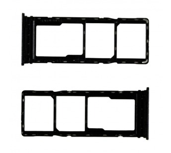 Держатель SIM для Infinix Smart 10 Plus (X6725C) Черный#2119530