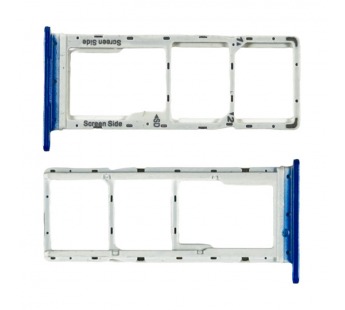 Держатель SIM для Tecno POP 7 (BF6) Голубой#2119531