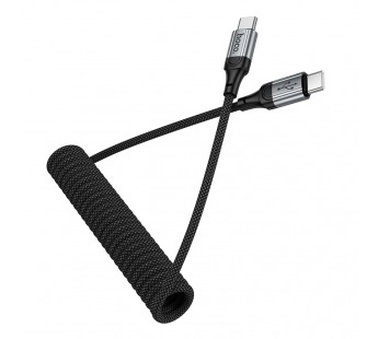 Кабель USB-C Hoco X121 60W Type-C/Type-C 1м черный#2116371