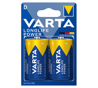 Элемент питания LR20 D 1.5V Varta Longlife Power BL-2#2116235
