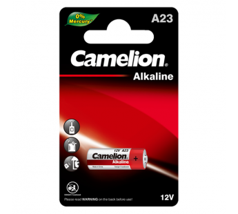 Батарейка Camelion LR23/V23GA/A23/MN21 BL1 Alkaline 12V 0%Hg (1/20/900)#2116215