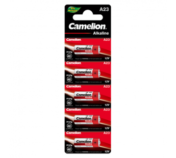 Батарейка Camelion LR23/V23GA/A23/MN21 BL5 Alkaline 12V 0%Hg (5/50/1800)#2116214