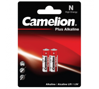 Батарейка Camelion Plus LR1 N BL2 Alkaline 1.5V (2/12/384)#2116209