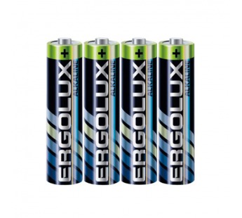 Батарейка Ergolux LR03 AAA Shrink 4 Alkaline 1.5V (4/60/1200)#2116182