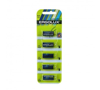 Батарейка Ergolux LR23/V23GA/A23/MN21 BL5 Alkaline 12V (5/60/480)#2116180