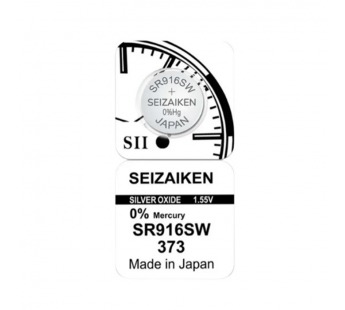 Батарейка SEIZAIKEN 373 (SR916SW) Silver Oxide 1.55V (1/10/100/1000)#2116152