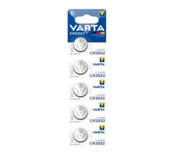 Батарейка Varta ENERGY CR2032 BL5 Lithium 3V (6032) (5/100/500)#2116158