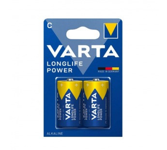 Батарейка Varta LONGLIFE POWER (HIGH ENERGY) LR14 C BL2 Alkaline 1.5V (4914) (2/12/120)#2116162