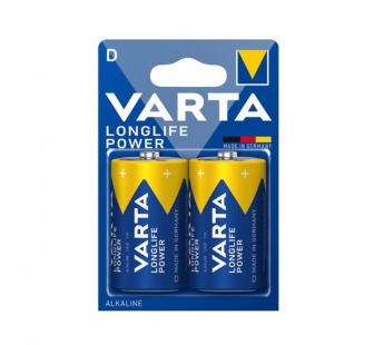 Батарейка Varta LONGLIFE POWER (HIGH ENERGY) LR20 D BL2 Alkaline 1.5V (4920) (2/12/60)#2116163