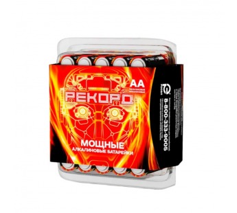 Батарейка Рекорд LR6 AA BOX30 Alkaline 1.5V (1/30)#2116171