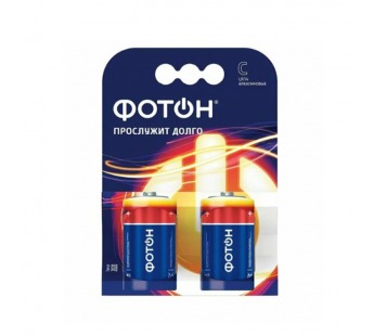 Батарейка Фотон LR14 C BL2 Alkaline 1.5V (2/20/120)#2116093