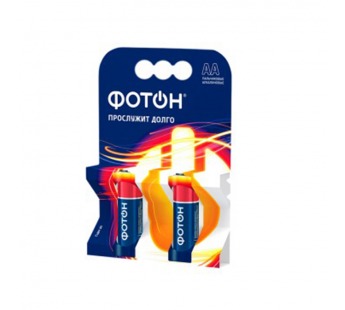 Батарейка Фотон LR6 AA BL2 Alkaline 1.5V (2/20/240)#2116095