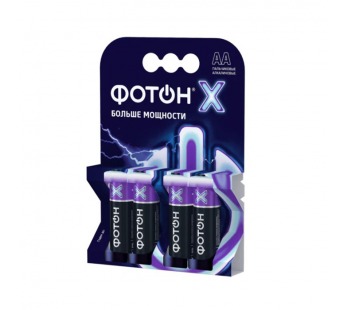 Батарейка Фотон X LR6 AA BL4 Alkaline 1.5V (4/40/480)#2116098
