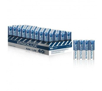 Батарейка Ergolux LR03 AAA BOX40 Alkaline 1.5V (40/480)#2116082