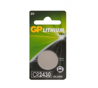 Батарейка GP CR2430 BL1 Lithium 3V (1/10/100/900)#2116129