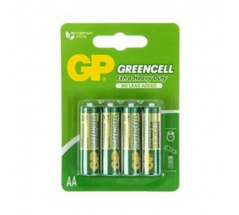 Батарейка GP Supercell R6 AA BL4 Heavy Duty 1.5V (4/72/288)#2116111