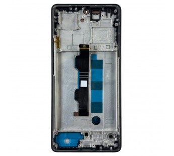 Дисплей для Xiaomi Redmi Note 13 Pro 4G (23117RA68G) модуль с рамкой Черный - (OLED)#2121909